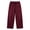Wine, variant on UACY Boys Girls Open Bottom Fleece-Lined Sweatpants with Pockets High Elastic Waist Baggy Wide Straight Leg Pants (Light Ashy, 12-14 Years)