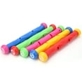 thumbnail image 1 of 5pcs Strong Plastic Unbreakable Diving Sticks with Bright Colors for Kids Swimming Training, 1 of 8