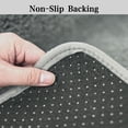 thumbnail image 4 of Wozola Bathroom Rug Soft Microfiber Bath Rug, Ultra Absorbent Bath Mats with Non Slip Backing, Machine Washable Plush Bathroom Floor Mat for Shower, Tub, and Home Decor, Gray, 24"×36", 4 of 7