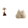 thumbnail image 1 of Escultura De Cerámica Con Sujetalibros De La Santa Madre María Y Jesús, Adorno Religioso Católico Para Dormitorio, Mesa, Coche, Oficina, Regalo, 1 of 8