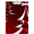thumbnail image 1 of FMSHPON Christmas White Red Xmas Tree Clipboard Hardboard Wood Nursing Clip Board and Pull for Standard A4 Letter 13x9 inches, 1 of 5
