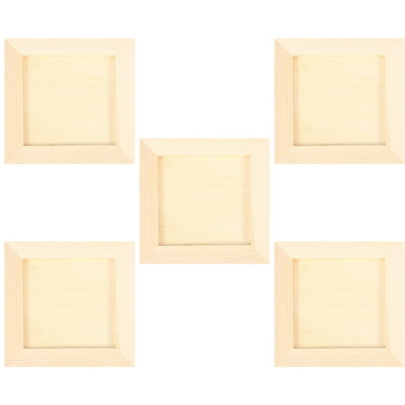 Unfinished Wood Box Frames