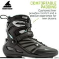 thumbnail image 5 of Rollerblade Zetrablade Women's Adult Fitness Inline Skate Size 7, Black & Blue, 5 of 11