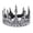 Silver, variant on YYKihy Simulation Crown For Men Leathe Men's Crown For Wedding Birthday Prom Halloween Decorations