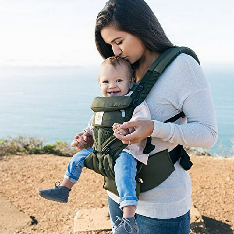 Ergobaby Omni 360 All-Position Baby Carrier for Newborn to Toddler with  Lumbar Support (7-45 Pounds), Heritage Blue