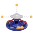 thumbnail image 3 of Cat Turntable Food Dispensing Toy,Cat Turntable Leakage Toy Cat Track Toy Turntable Track Toyfor Cats Professional Grade, 3 of 14