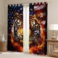 thumbnail image 2 of Erosebridal Teens Baseball Curtains for Living Room, Sports Player 30%-50% Blackout Curtains Set of 2 (52x84), Cartoon Print Decor, 2 of 5