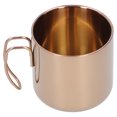 thumbnail image 2 of Coffee Mug, 400ML Drinkware, Coffee Cup, For Home Bar Rose Gold, 2 of 8