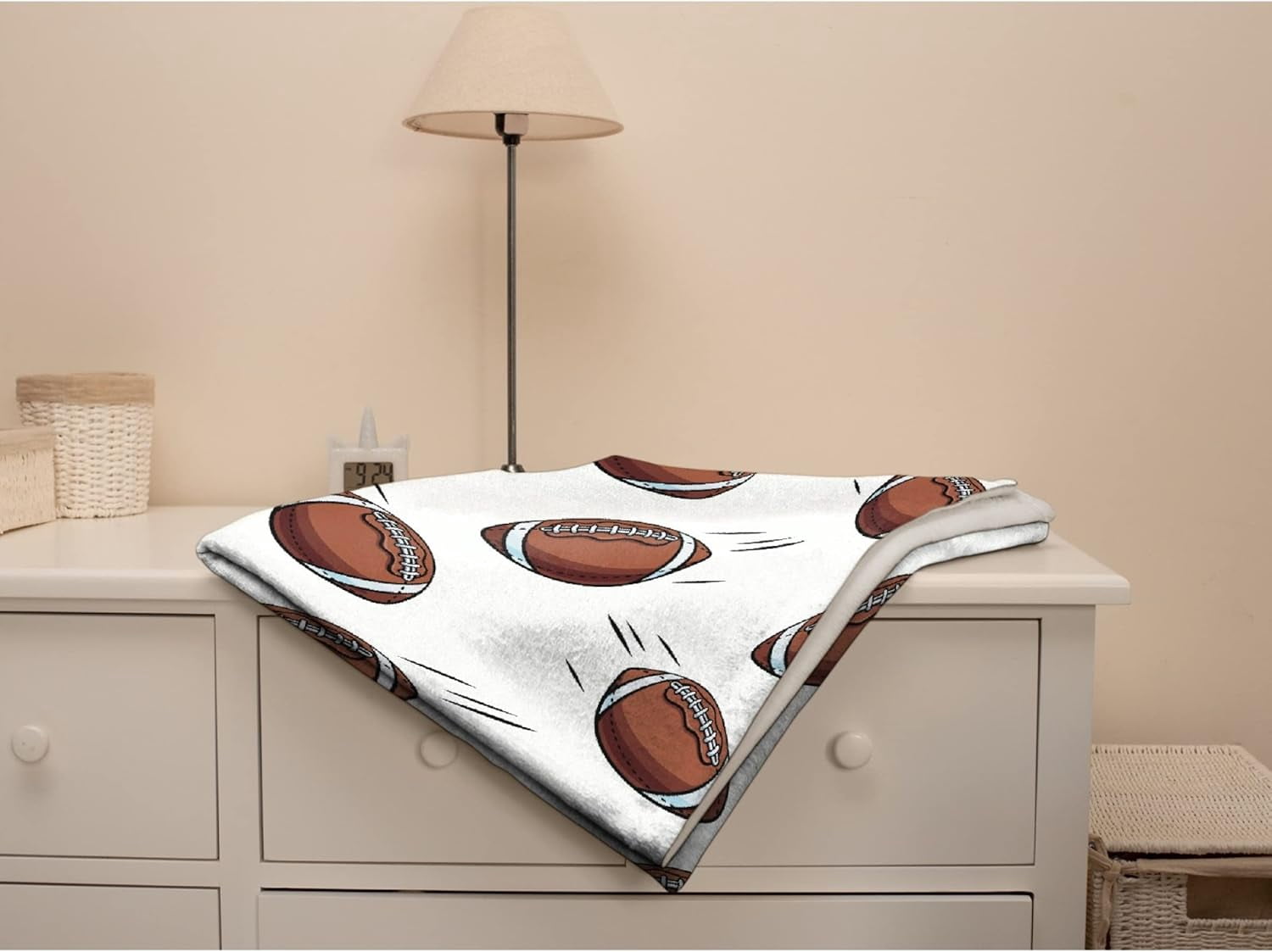 American Football Blanket Gifts Plush Fuzzy Cozy Soft Lightweight Blankets for Couch Air-Conditioning Quilts Decor Blanket for Chirstmas Birthday 50"x40" for Kids