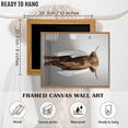 thumbnail image 3 of Funny Highland Cow Bathroom Wall Art Framed Rustic Cute Bathroom Canvas Prints for Bathroom Restroom Decor 8x10in (Framed), 3 of 7