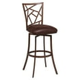 thumbnail image 2 of Impacterra 46 x 18.5 x 21.75 in. Homestead Swivel Barstool in Noyer, Baldwin Chocolate, 2 of 2