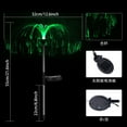thumbnail image 5 of Dadiaei Fiber Optic Jellyfish Lamp Solar Powered LED Garden Light with Color Changing Effects IP65 Waterproof Outdoor Stake Light, 5 of 6