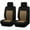 Beige, variant on Sport Design Car Seat Covers Black Universal 4mm Sponge Three Zipper Rear Seat Black