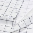 thumbnail image 4 of XuJwPNcy Men Long Sleeve Shirt Fashion Striped Collar Dress Tops Button down Work Casual Shirts(White,X-Small), 4 of 5