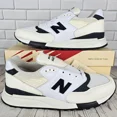 thumbnail image 2 of ? New Balance 998 Made in USA x Teddy Santis Men Size 10.5 White Black U998TI ?, 2 of 6