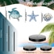 thumbnail image 3 of Decoración de madera con forma de concha de estrella de mar con forma de tortuga costera de Maitys, 3 unidades, 3 of 6