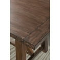 thumbnail image 6 of Picket House Furnishings Regan 6-Piece Dining Set, 4 Side Chairs & Bench, Walnut, 6 of 6
