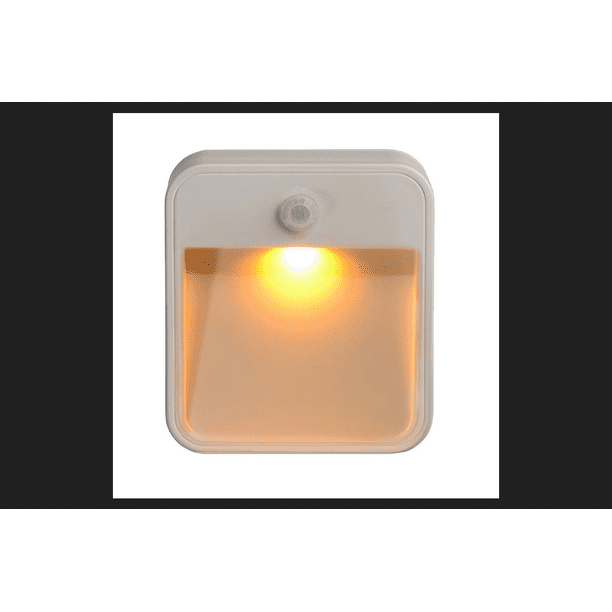 Mr. Beams Automatic LED Amber Night Light with Sensor