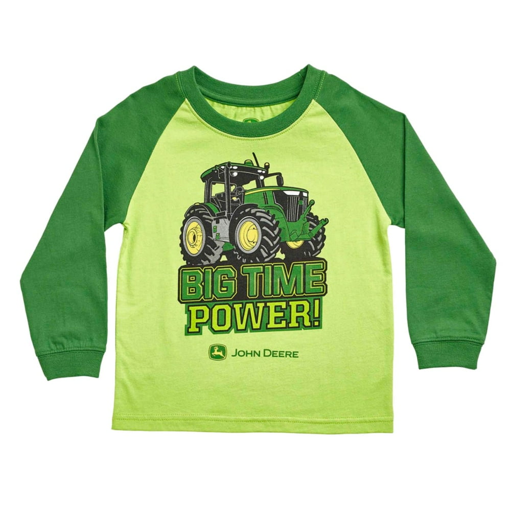 John Deere John Deere Infant Boys Big Time Power Long Sleeve TShirt
