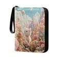 thumbnail image 2 of Game Card Storage Bag Collectible Trading Card Albums The 4-Pocket Card Binder With 50-Page Sleeve Can Hold 400 Game Cards Flower World Cat, 2 of 6