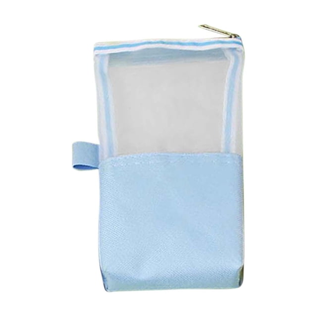 Ovzne Transparent Mesh Stationery Pencil Case On Clearance