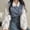 Blue, variant on Womens Shirts Womens Tee Shirts Long Sleeve Faux Layered Loose Patchwork Sweatshirt Panel Layer Polo Black S(Us:4)