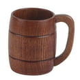 thumbnail image 4 of Wooden Beer Cup Water Drinking Mug for Home Office, 4 of 8