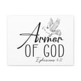thumbnail image 4 of Scripture Walls Ephesians 6:11 Armor of God Bird Bible Verse Canvas Christian Wall Art Ready to Hang Unframed, 4 of 13