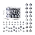 thumbnail image 3 of 50 Pack Christmas Ornament Set for Tree, Wreath, Garland and Holiday Decor, Tabletop and Shelf Display, 3 of 8