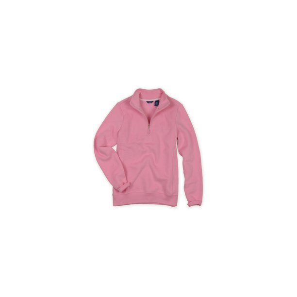 Sudadera de forro polar IZOD con cremallera de 1/4 para mujer rosa XS Camisa de entrenamiento