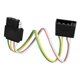 thumbnail image 5 of Arnés de cableado de remolque de 4 pines, alambre de 12 pulgadas, tapón plano, cable de tablero de luz del remolque para bote, 5 of 9
