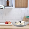 thumbnail image 4 of Stainless Steel Steaming Dish with Holes Thick Steamer Rack Food Plate Cookware (for 30cm Wok), 4 of 8