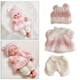 thumbnail image 5 of Handmade Baby Doll Clothes Dress Outfits Costumes Pajamas for 11.8 Inch Dolls Christmas Birthday Gift - Style1, 5 of 6