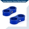 thumbnail image 5 of Unique Bargains Hose Separator Clamp Fitting Adapter/ Pipe Tube Line Separator Clamp Tooling AN10 20mm 4pcs Blue, 5 of 6
