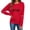 A-Red, variant on Tiweut Sweatshirt Women Valentine's Day Heart Print Sweatshirt Crewneck Long Sleeve Pullover Hoodless Tops