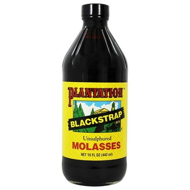 Plantation Blackstrap Molasses Bottle 15 oz (Pack of 2)
