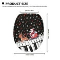 thumbnail image 6 of SEANATIVE Christmas Santa Toilet Seat Lid Cover Xmas Reindeer Toilet Lid Covers for Bathroom Round Decor Toilet Seat Cover Protector Fits Most Toilet Lids, 6 of 6