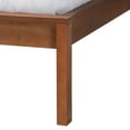 thumbnail image 5 of Baxton Studio Cascadia Brown Wood Queen Size Wingback Platform Bed, 5 of 9