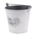 thumbnail image 2 of DOLITY Galvanized Metal Storage Buckets Retro Rustic for Countertop Balcony Garden #1, 2 of 9