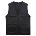 thumbnail image 2 of Tawop Ladies Vests Hoodless Winter Work Casual Outerwear Zipper Sleeveless Black Vest L, 2 of 3