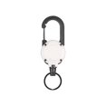 thumbnail image 1 of Heavy Duty Retractable Pull Badges Id Reel Carabiner Holder Wire Steel Rope Key Key Y7j8, 1 of 3