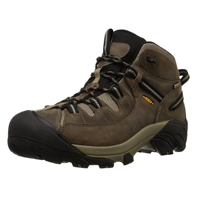 KEEN Targhee 2 Botas de senderismo impermeables de altura media para hombre Shitake/Brindle 9 de ancho