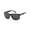 Gloss Black, variant on LOCS Sunglasses Flat Top Plastic Frames One Piece Black Lenses Gangster Style