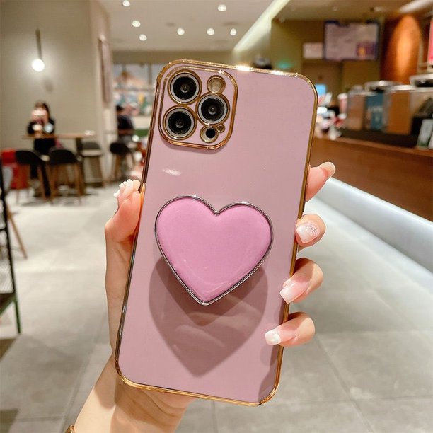 Estuche para teléfono premium con soporte para teléfono para todos los modelos de iPhone - iPhone 11/11Pro/11Pro Max a iPhone 14/14Plus/14Pro/14Pro Max