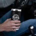 thumbnail image 2 of Papa Gifts - 20oz Travel Tumbler Mug for Papa - Papa Gifts From Grandchildren, Granddaughter, Grandson - Papa Birthday Gift Ideas - Father''s Day Gifts, Christmas for Grandpa, 2 of 6