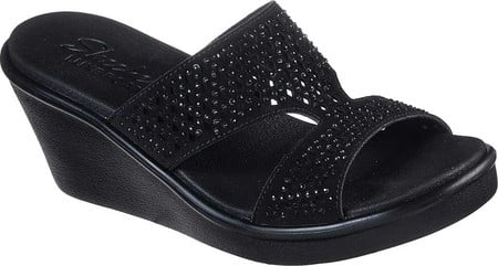 wedge heel skechers sandals