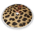 thumbnail image 2 of Falda de Árbol de Navidad GHYGTY Estampado Animal Leopardo 122 cm, 2 of 4