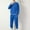 Blue, variant on hoksml Men's Sweatsuit 2 Piece Set Long Sleeved Active Sweatshirts And Sweatpants Sets Solid Color Pullover Round-Neck Workout Top Bottom Sets Casual Clothing Sets