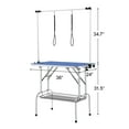 thumbnail image 2 of KFFKFF 36'' Pet Dog Grooming Table Arms x 2 w/ Clamp Foldable Adjustable Height, 2 of 9