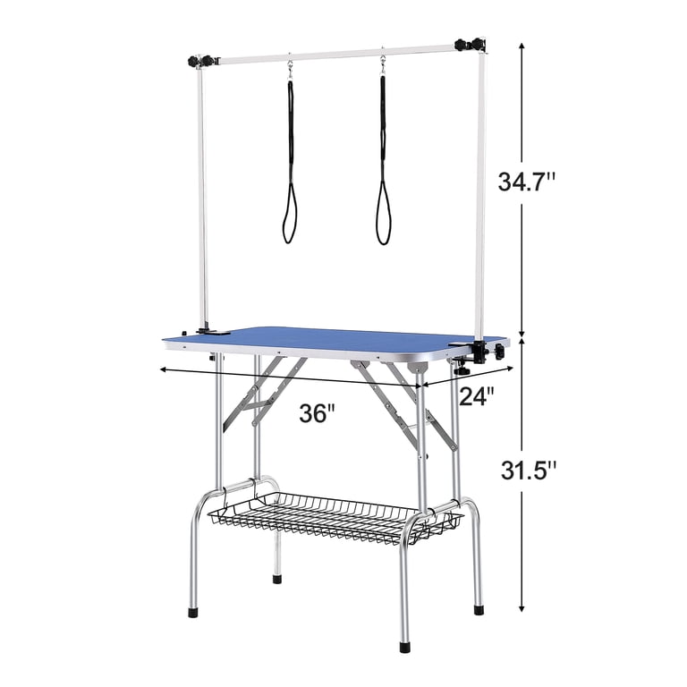 KFFKFF Pet Grooming Table, 36 x 24 Inch Stainless Steel photo 8